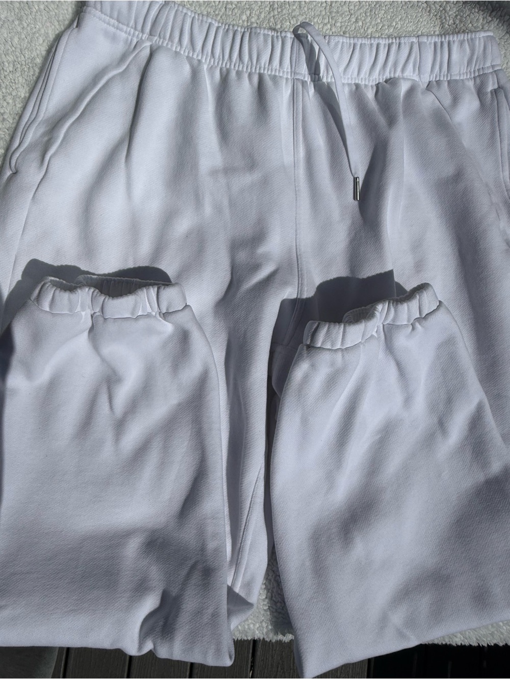 Lululemon scuba oversized jogger White Drawstring Sweatpant size large like new